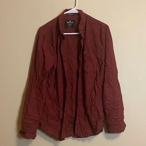 Hollister Deep Red Men's Lightweight Jacket